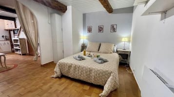 1 室のベッドルーム、アイロン / アイロン台、旅行用ベビーベッド、WiFi