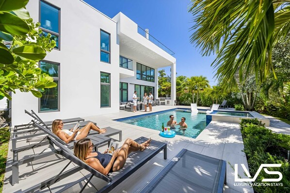 Piscine chauffée