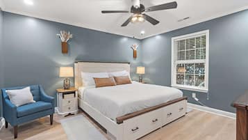 1 bedroom, iron/ironing board, travel crib, WiFi