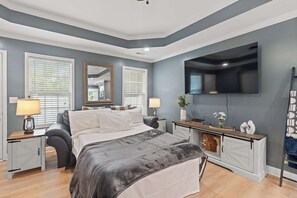 1 makuuhuone, silitysrauta/-lauta, vauvan matkasänky, Wi-Fi