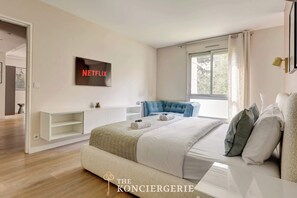 5 soverom, strykejern/-brett, reiseseng for barn og wi-fi