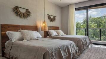 3 chambres, fer et planche Ă repasser, Wi-Fi, draps fournis