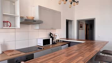 Microwave, oven, stovetop