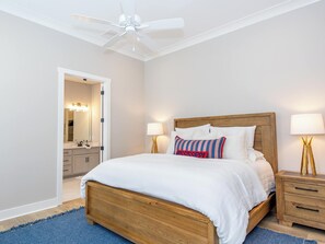 4 bedrooms, desk, iron/ironing board, WiFi