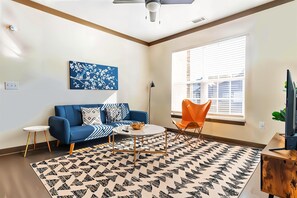 TV, fireplace, offices