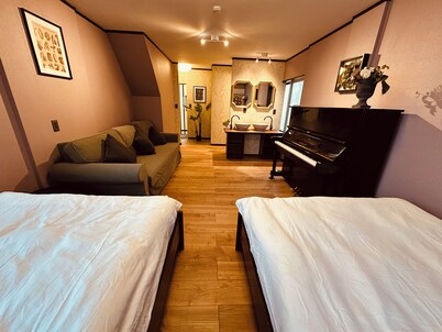 A1 NewOpen Villa near Sky Tree, private house, large living room, 3 bedrooms, 2 bathrooms, 3 toilets, very comfortable space