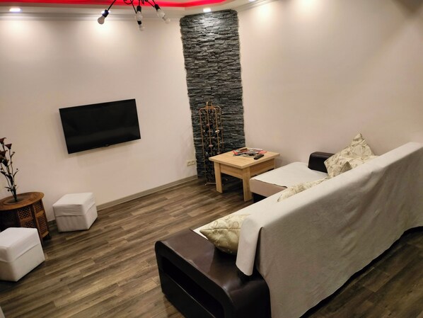 Living area - City View Penthouse (Yerevan)