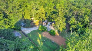 Property grounds - Riverfront Camping Pod, W/ Bath House, Close to DT (Easley)