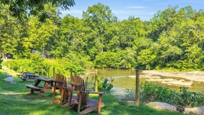 Property grounds - Riverfront Camping Pod, W/ Bath House, Close to DT (Easley)