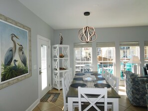 Dining - Ocean View Deck: Steps to Beach + 4 King Beds (Myrtle Beach)