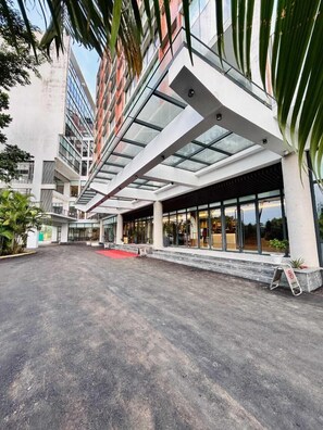 Voorkant van accommodatie