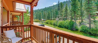Bike, Hike & Ski: Creek-view Condo in Red River!