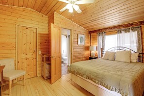 House (2 Bedrooms) | Interior - Private Hot Tub & Fire Pit: Pine Cabin Near Hiking (Pine)