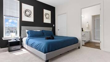 2 bedrooms, iron/ironing board, travel crib, WiFi