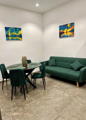 Deluxe-Apartment | Wohnbereich