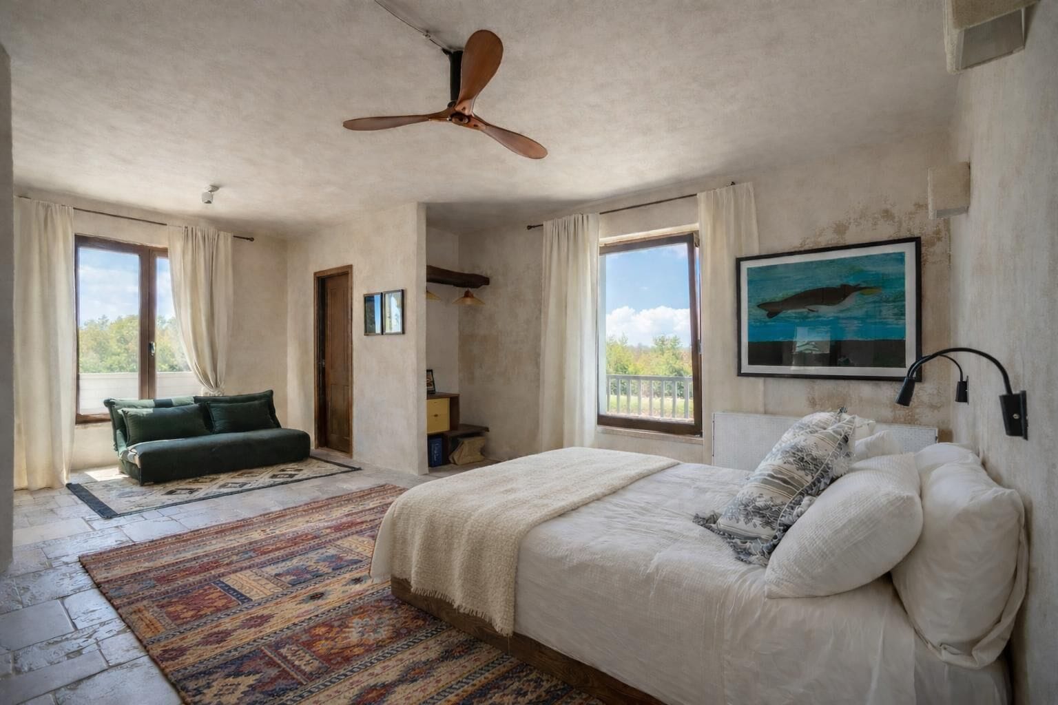 Comfort Quadruple Room, 2 Queen Beds, Terrace