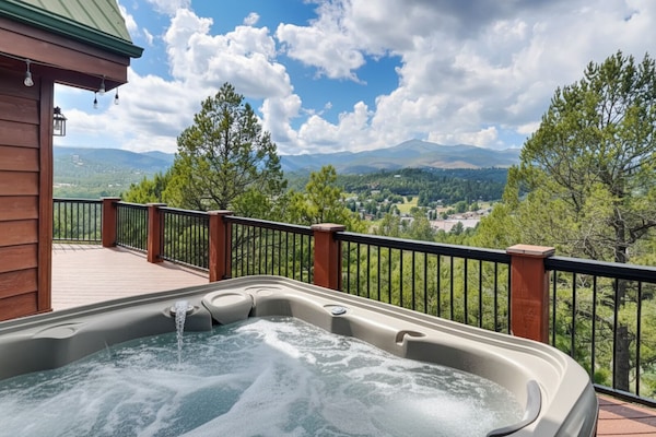 Bañera de hidromasaje al aire libre