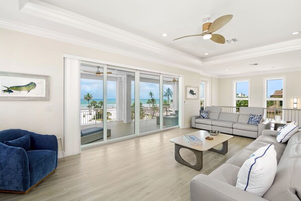 TV, foosball - 🌊Anchors Down | Luxury 5BR w/ Private Pool, Spa + Game Room | Steps 2 Beach🏖️ (Fort Myers Beach)