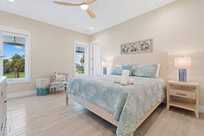 5 bedrooms, iron/ironing board, internet, bed sheets
