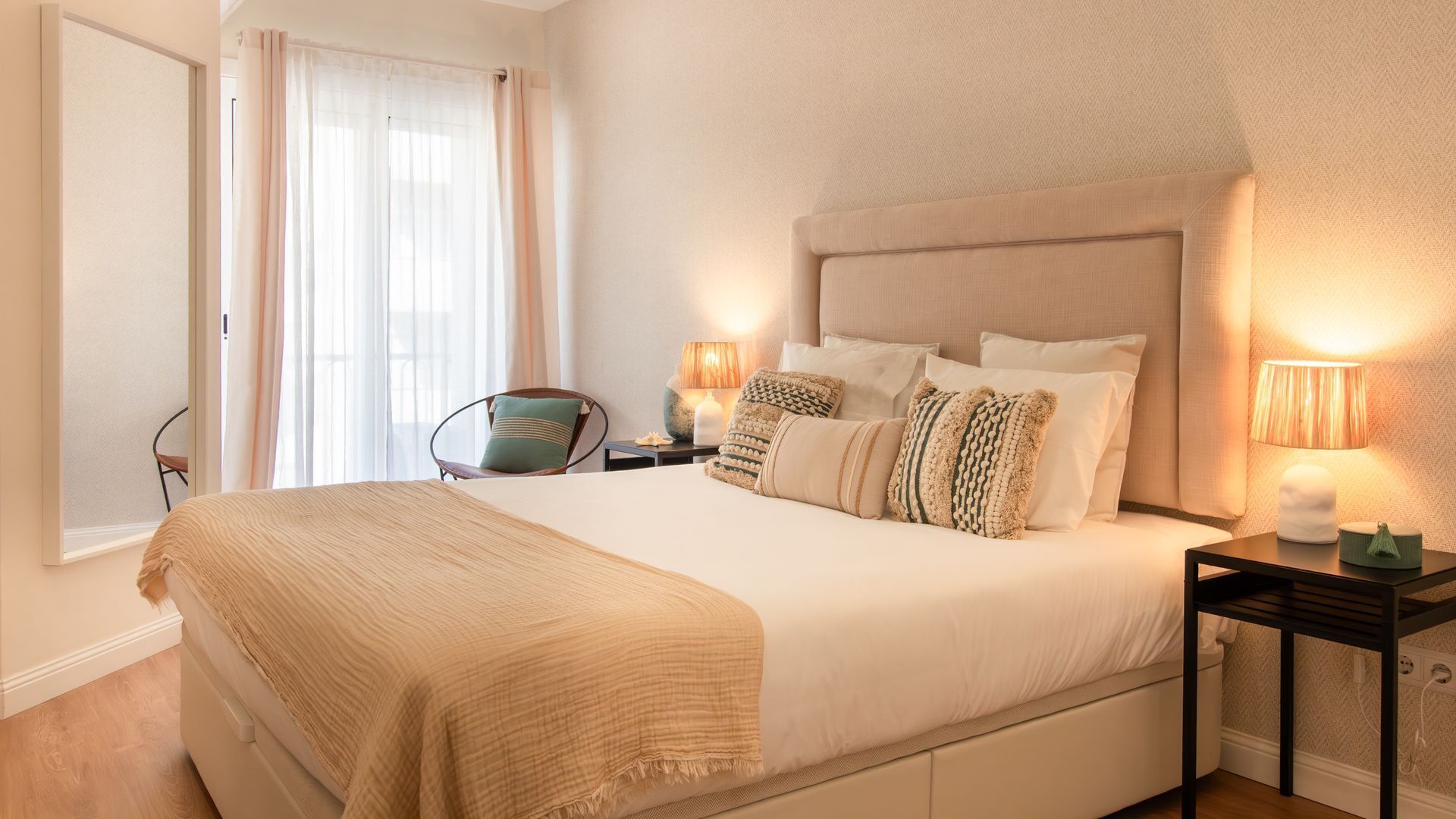 1 多间卧室、熨斗/熨衣板、免费 WiFi、床单