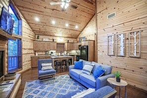 スマートテレビ、暖炉