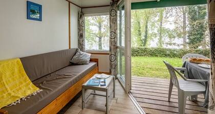 Chalet cosy 6 pers avec terrasse et salon de jardin