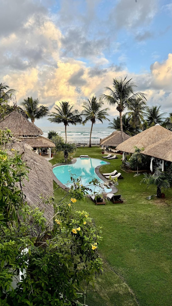 Uitzicht vanuit de kamer