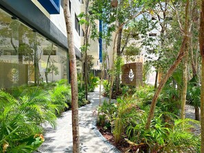 Enceinte de l’hébergement