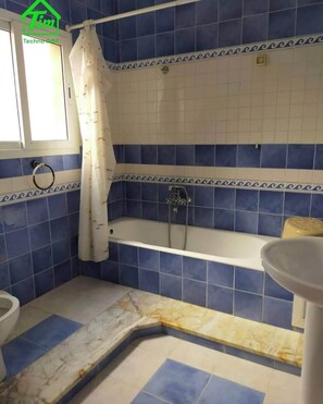 Een haardroger, toiletpapier
