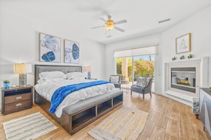 4 bedrooms, iron/ironing board, WiFi, bed sheets