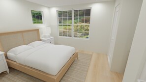 5 bedrooms, iron/ironing board, WiFi, bed sheets