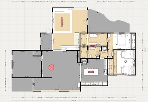 Floor plan - NEW! 5BR Designer Reno w/ Lake Access & Firepit - Mins to Lake Geneva (Delavan)