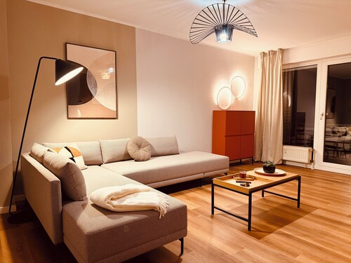 Modern design apartment in Hünxe in the middle of Hünxe and yet in the countryside