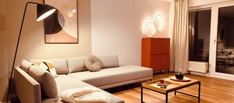 Modern design apartment in Hünxe in the middle of Hünxe and yet in the countryside