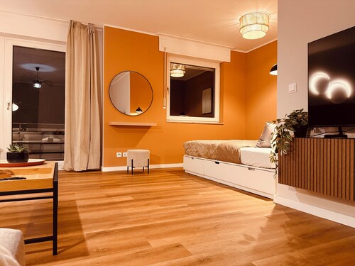 Modern design apartment in Hünxe in the middle of Hünxe and yet in the countryside