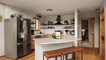 Refrigerador, microondas, horno y lavavajillas