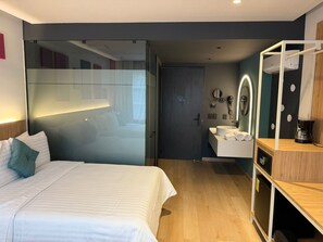 Chambre Exécutive | Coffres-forts dans les chambres, Wi-Fi gratuit, draps fournis