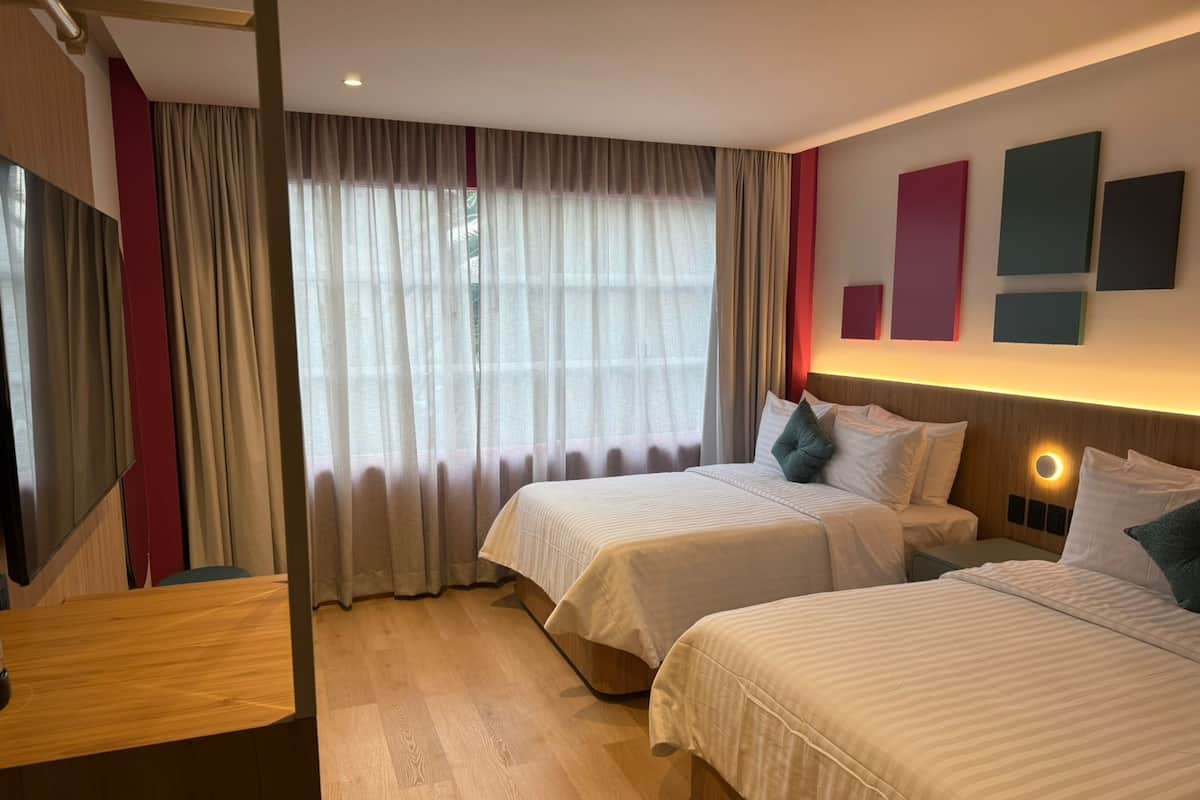 Kamar Deluks | Brankas, Wi-Fi gratis, dan seprai linen