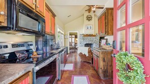 Microwave, oven, stovetop