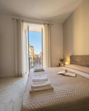 Double Room, City View | Desk, iron/ironing board, free WiFi, bed sheets