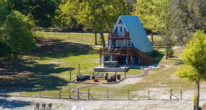 Lakefront A-Frame · Hot Tub + Fire Pit · Dock · Private Lake