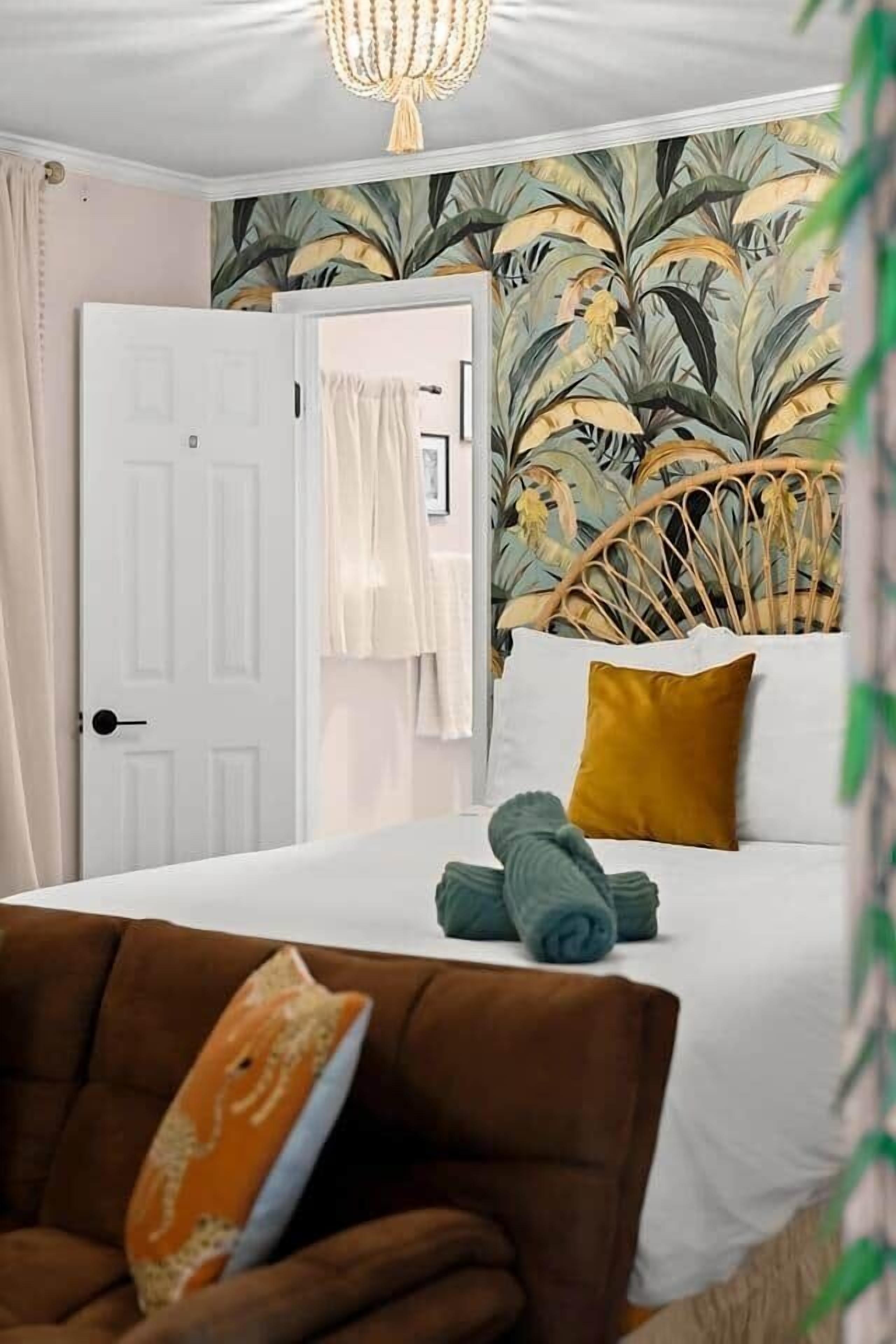 1 間睡房、熨斗/熨衫板、免費 Wi-Fi、床單