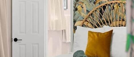 1 間睡房、熨斗/熨衫板、免費 Wi-Fi、床單