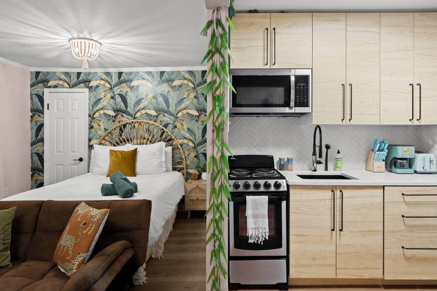 1 chambre, fer et planche à repasser, Wi-Fi gratuit, draps fournis