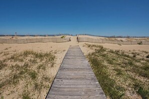 On the beach