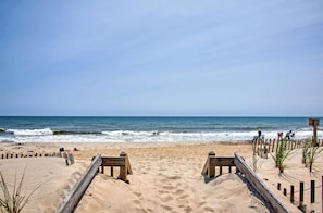 On the beach