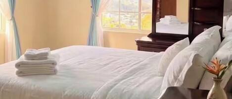 4 間睡房、熨斗/熨衫板、免費 Wi-Fi、床單