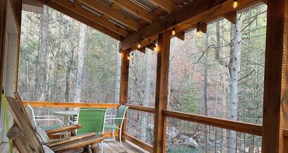 3-bedroom 2 & half baths cabin sleeps 8. Fast WiFi, directly on the Henry River.