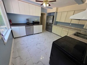 Microwave, oven, stovetop
