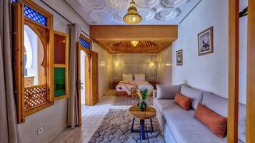 Royal Triple Room, Patio | In-room safe, free WiFi